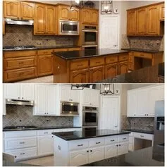 Cabinet painting in Detroit, MI
